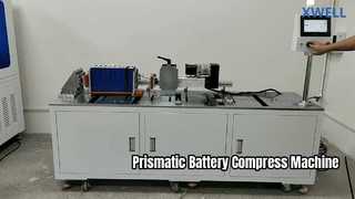 Machine d'empilage et de compression de blocs-batteries prismatiques