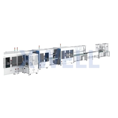 Chaîne de production cylindrique complètement automatique de paquet de batterie pour la cellule 18650 21700 32650 4680