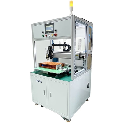 Machine automatique latérale simple de soudage par points pour la bande cylindrique de nickel de paquet de batterie