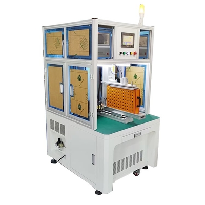 Double soudeur dégrossi complètement automatique For Cylindrical de tache de batterie au lithium 18650 26650 21700