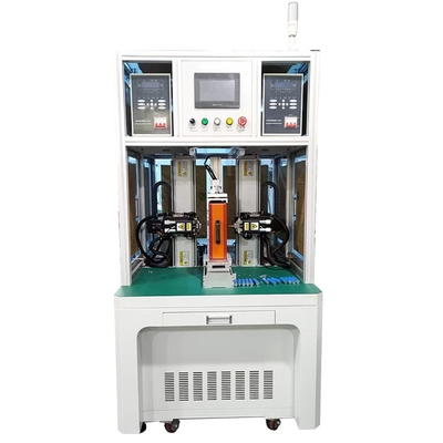 Côté de Full Automatic Double de soudeuse de tache de paquet de 18650 batteries pour la batterie cylindrique