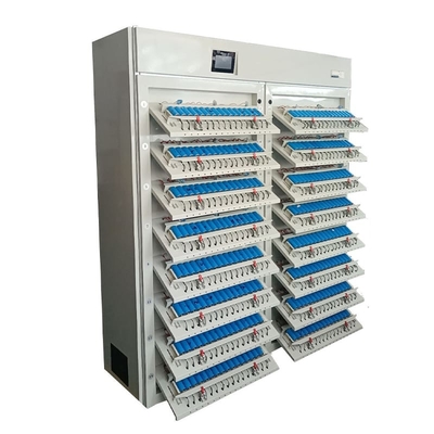 Appareil de contrôle de capacité de la batterie 18KW 18650, analyseur cylindrique de décharge de batterie de cellules
