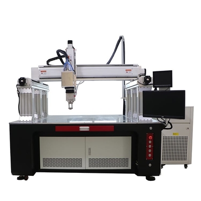 Machine 1000w de soudure laser de batterie de 4 axes avec le cadre de portique de Longmen