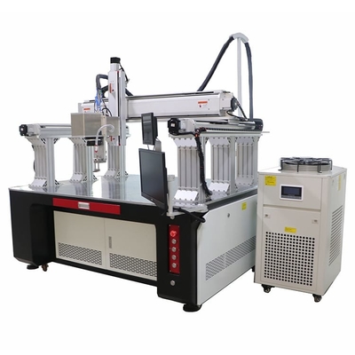 Machine 1000w de soudure laser de batterie de 4 axes avec le cadre de portique de Longmen