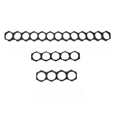 Couleur cylindrique de noir de taille des cellules 6P 10P 13P du support de batterie de l'ABS 18650 2