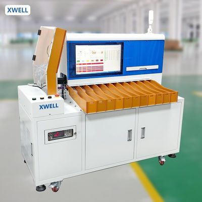 Bon prix 11 canaux 18650 21700 32650 Machine automatique de tri cylindrique des cellules de batterie en ligne