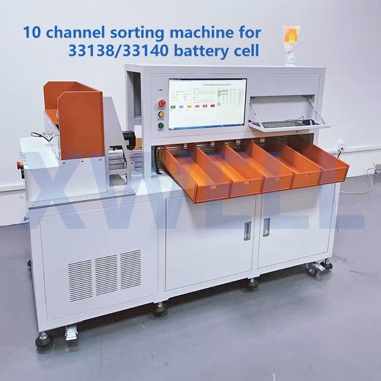 La Manche cylindrique automatique de la trieuse 10 de cellules de batterie pour 33138 33140