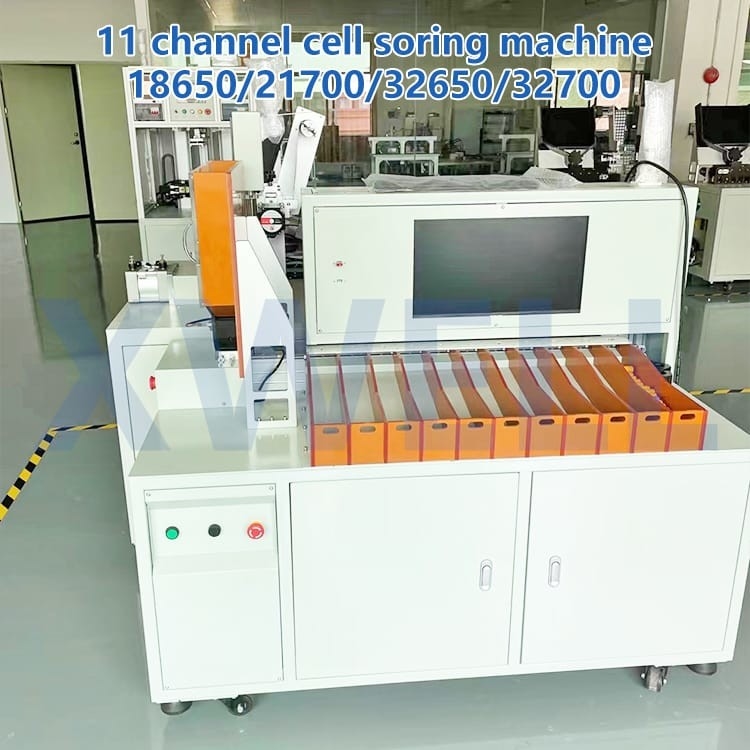 11 sélecteur cylindrique de batterie de trieuse d'écran tactile de la trieuse 80PPM de cellules de canaux