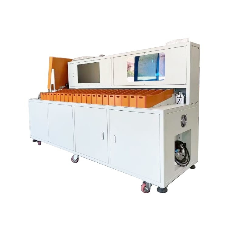 La trieuse de batterie cylindrique automatique a intégré le rassemblement avec le PLC et le PC