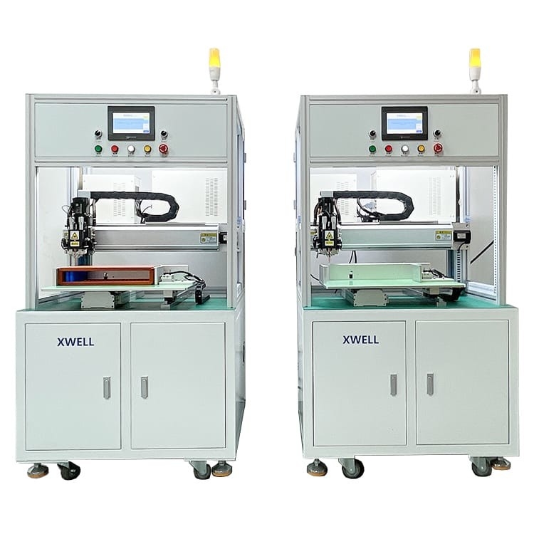 Machine latérale simple automatique de soudage par points pour la batterie cylindrique de vélo du paquet de batterie/E