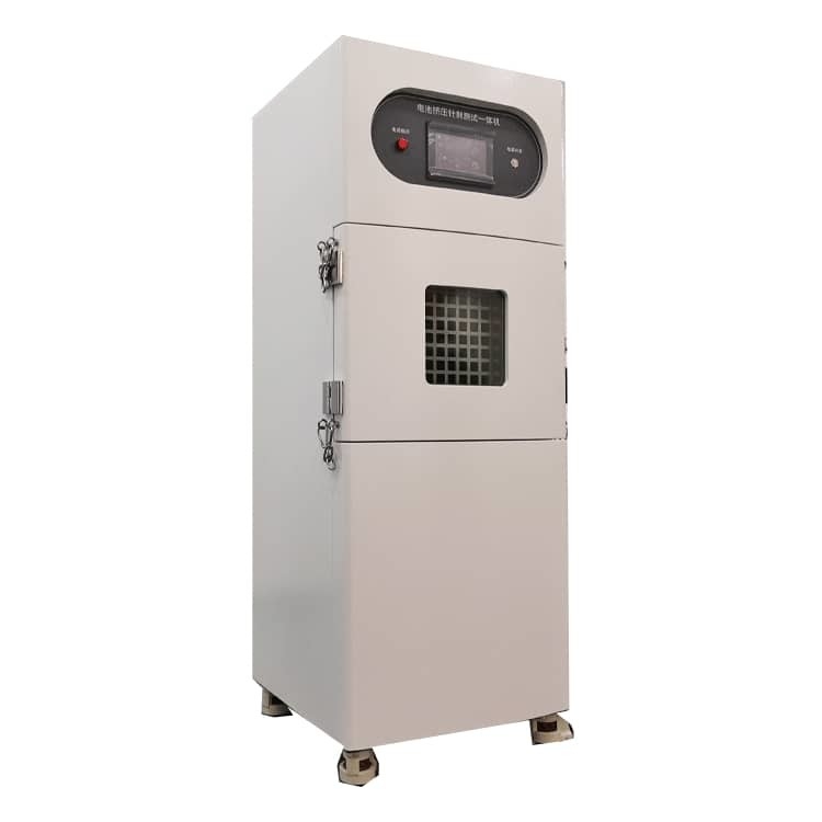 Machine de test de la batterie de 20 kN Lithium Battery Extrusion Needle Punch Servo Motor Drive
