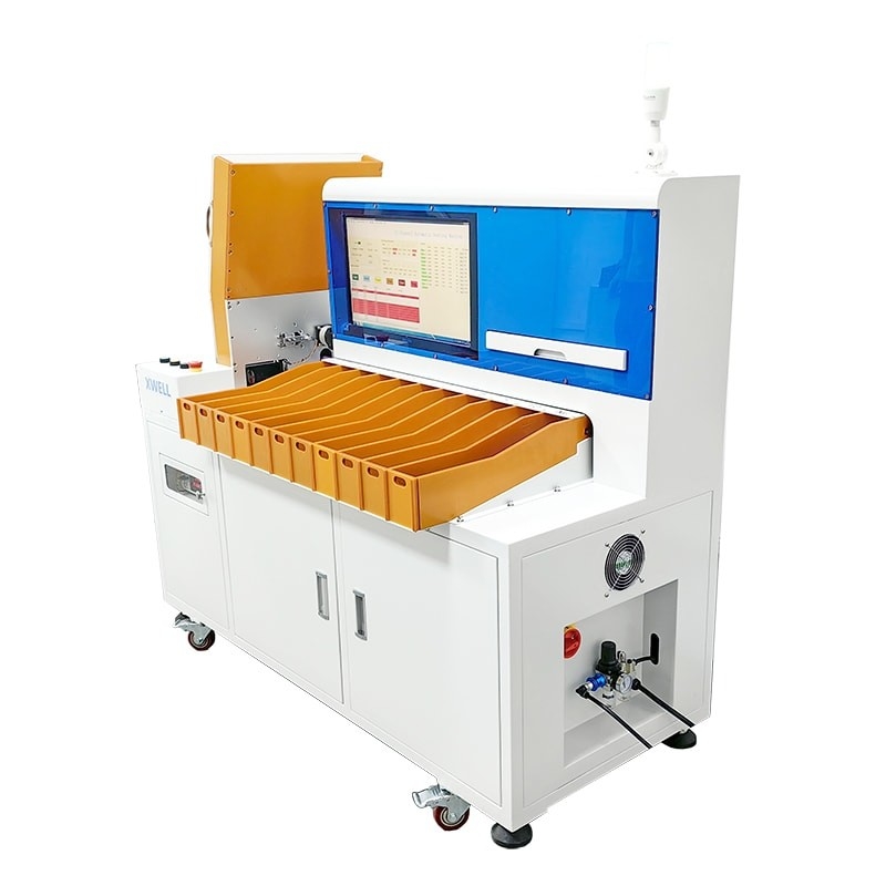 Sortisseur de cellules de batterie cylindrique Batterie au lithium-ion Scanner de code autocollant Machine de tri