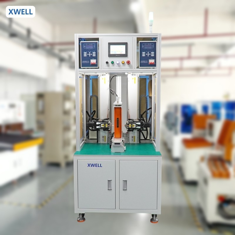 Soudeuse automatique à double face de cellule de batterie au lithium de haute qualité pour la ligne d'assemblage de cellules de batterie cylindriques