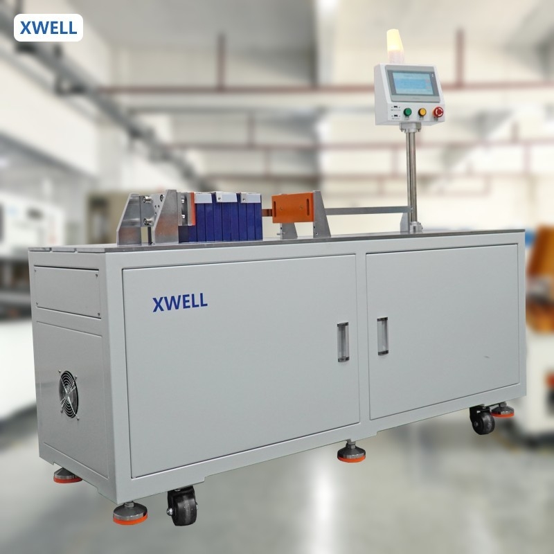 Machine d'empilage de cellules de batterie prismatiques contrôlée par automate programmable (PLC) avec servomoteur