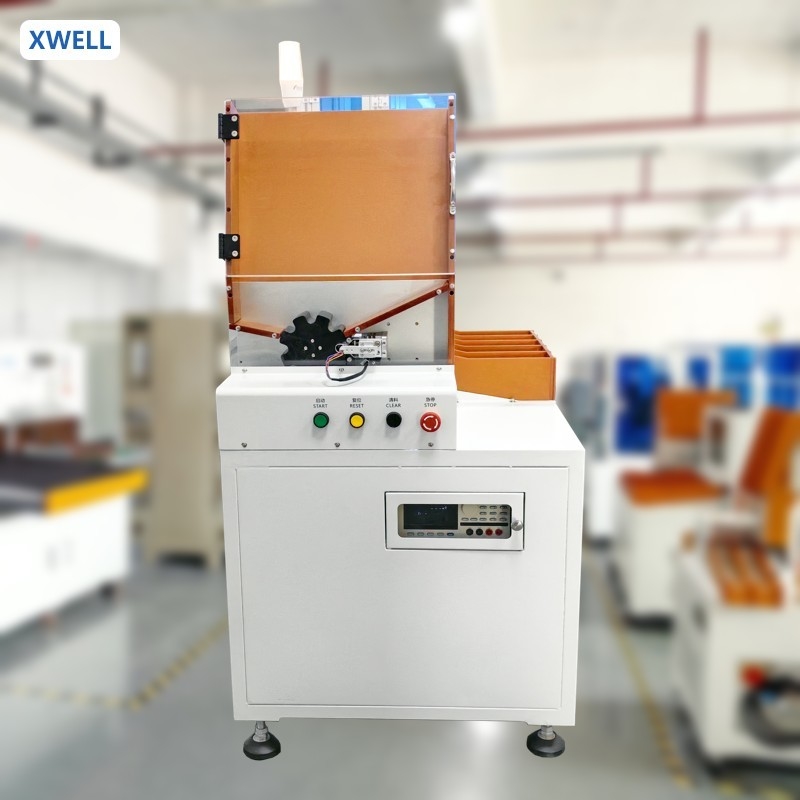 Sortisseur de cellules de batterie cylindrique Batterie lithium-ion Scanner de code autocollant