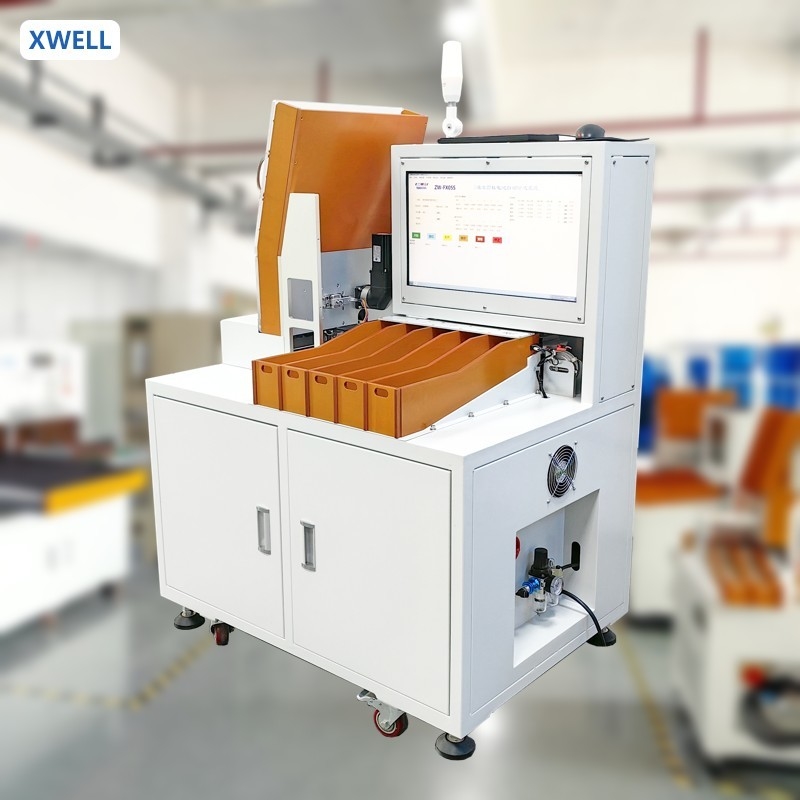 Test de cellule de batterie cylindrique et machine de tri de tension pour batterie