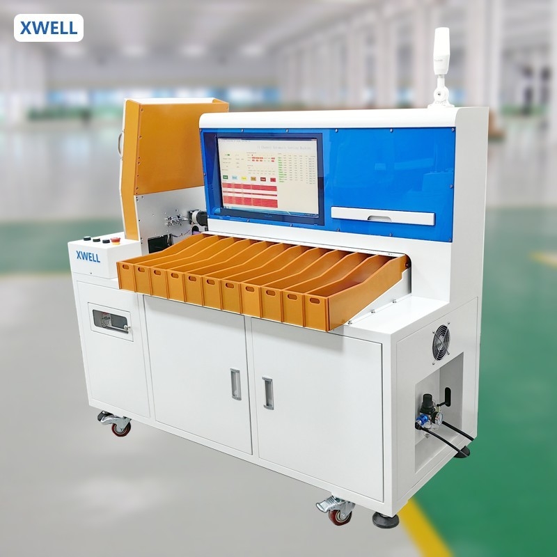 Machine de tri automatique de cellules de tension IR à 11 canaux pour les batteries cylindriques