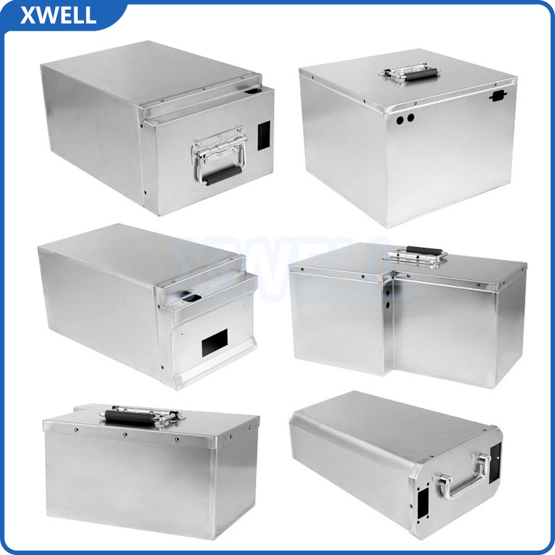 Boîtier de station d'échange de batteries en acier inoxydable 72V 60V 48V Kit de pack de batterie sodium-ion