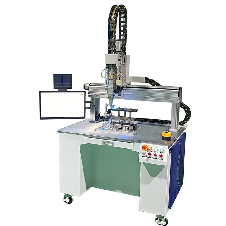 Machine de soudure laser de 1500 watts, 4 connecteur de With QBH de soudeuse de tache laser d'axe