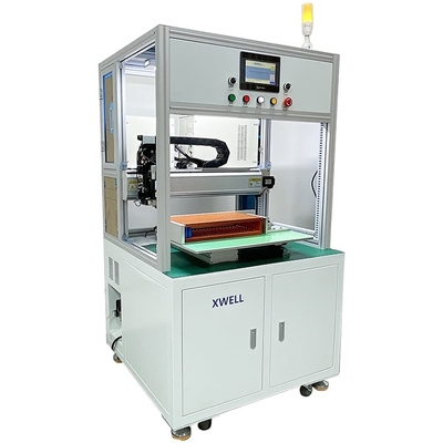 Côté simple de machine en aluminium électrique automatique de soudage par points pour le paquet cylindrique de batterie