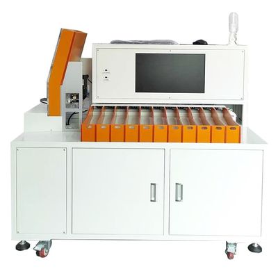 Bon prix Trieuse automatique de batterie de 11 canaux de laboratoire pour l'Assemblée cylindrique de paquet de batterie de cellules en ligne