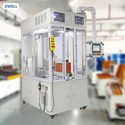 Bon prix XWELL XW-ACDW convoyeur entièrement automatique batterie Pack Double face Machine de soudage par points pour la Production de cellules cylindriques en ligne