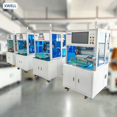 Bon prix Soudeuse automatique à pile au lithium avec tête de soudage rotative en ligne