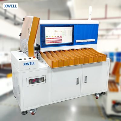 Bon prix Équipement de fabrication de canaux Sorteuse pour batterie de cellule cylindrique 18650 en ligne