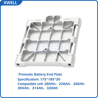 Bon prix Alliage d'aluminium sous pression 314Ah 280Ah Plaque de fin de cellule de la batterie prismatique avec terminaux correspondants en ligne