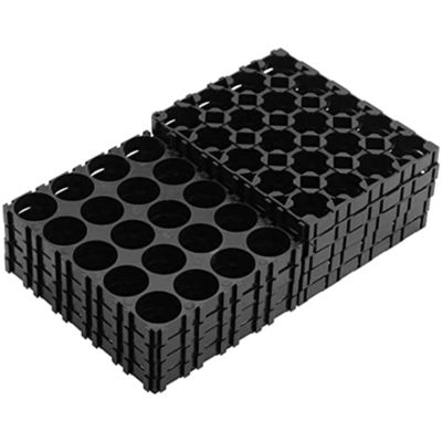 Bon prix matières premières de batterie mobile de 19.5mm, espaçant 18650 la cellule du support de batterie 3 en ligne